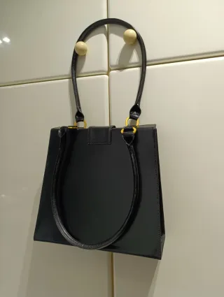 Bolso Piel Negro Flynow