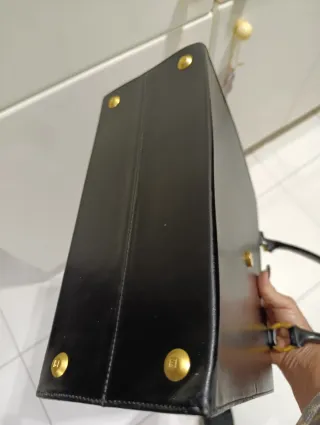 Bolso Piel Negro Flynow