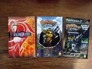 Lote Ratchet & Clank PS2 Platinum y Raging Blades