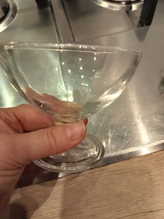 14 Calici Gelato Macedonia Vetro Borgonovo