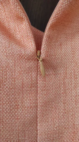 Vestido color salmón talla 50