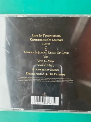 CD Coldplay Viva la Vida Death and All His Friends