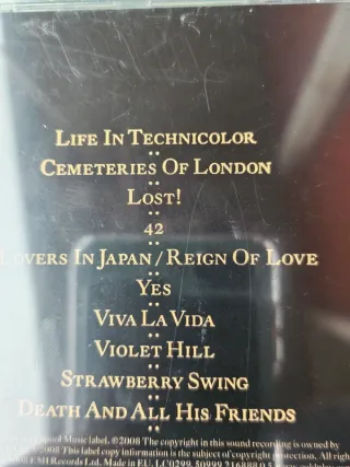 CD Coldplay Viva la Vida Death and All His Friends