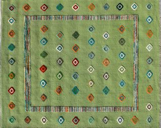Nuovo Kilim Kaudani Reversibile Rilievo 199 x 153