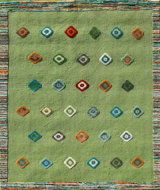 Nuovo Kilim Kaudani Reversibile Rilievo 199 x 153
