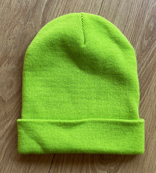Gorro verde neón Sneaker Freak