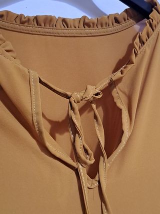 Camicia T-shirt chemise colore giallo senape made