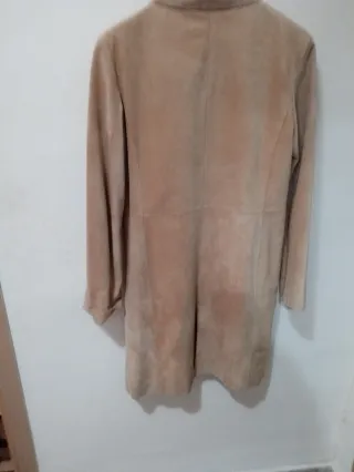 Abrigo largo beige