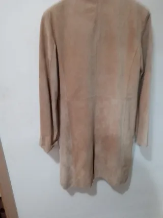 Abrigo largo beige