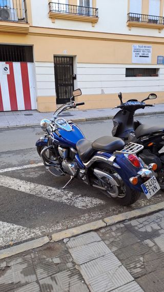 Kawasaki VN900 Classic Azul