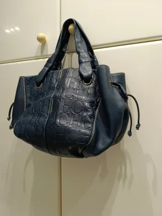 Bolso Piel CH Azul Marino