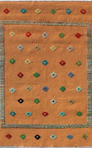 Nuovo Kilim Kaudani Reversibile Rilievo 200 x 158