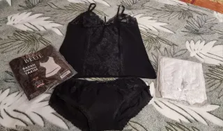 Conjuntos de lencería negro y blanco