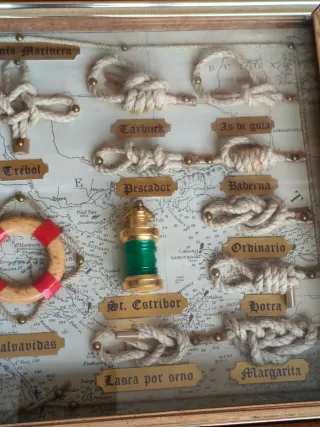 Cuadro Nudos Marineros Arte Mar
