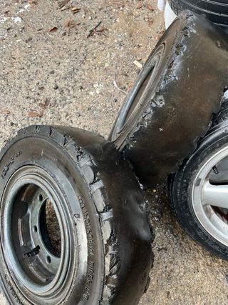 Ruedas carretilla industrial