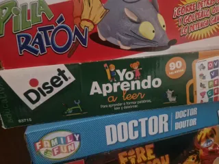 Lote de 8 juegos de mesa infantiles, por separado.
