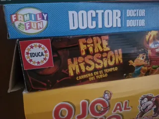 Lote de 8 juegos de mesa infantiles, por separado.