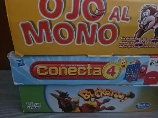 Lote de 8 juegos de mesa infantiles, por separado.
