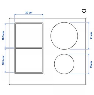 Placa Inducción SMAKLIG Nueva