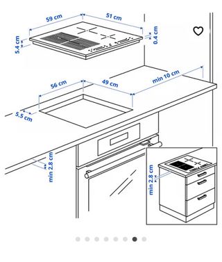 Placa Inducción SMAKLIG Nueva