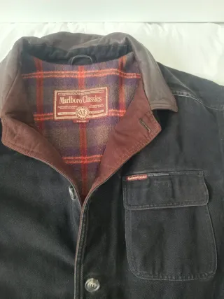 Abrigo Vintage Marlboro Classics Negro