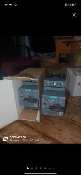 Interruptores Siemens Sirius (2 unidades)