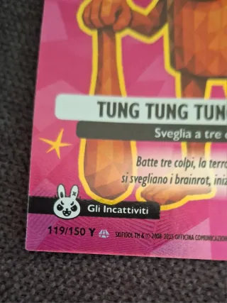 Carta Skifidol Brainrot Serie Gamma 119/150