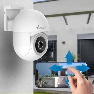 Cámara WiFi para exteriores NIVIAN 2K SUPERHD PTZ