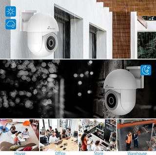 Cámara WiFi para exteriores NIVIAN 2K SUPERHD PTZ