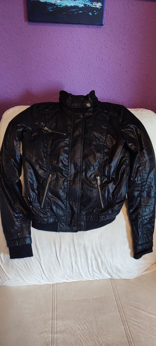 Chaqueta chica Bershka Negra Talla S