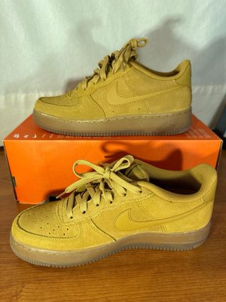 Nike Air Force 1 Marrones/Amarillas