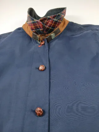 Chaqueta Lloyd's XL azul marino forro tartán