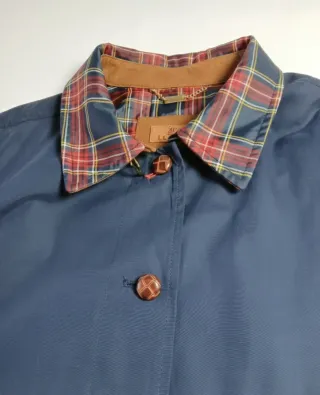 Chaqueta Lloyd's XL azul marino forro tartán