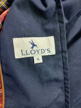 Chaqueta Lloyd's XL azul marino forro tartán