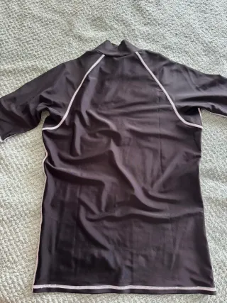 Camiseta UV Tribord Negra Manga Corta