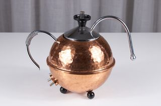 Caffettiera elettrica RV Milano anni '60 in rame