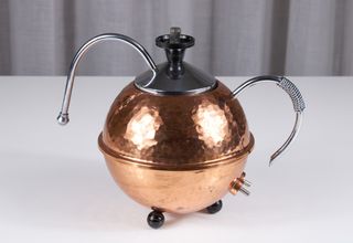 Caffettiera elettrica RV Milano anni '60 in rame