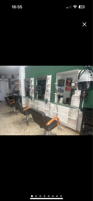 muebles de peluquería en perfecta condición