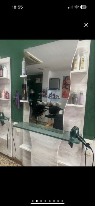 muebles de peluquería en perfecta condición
