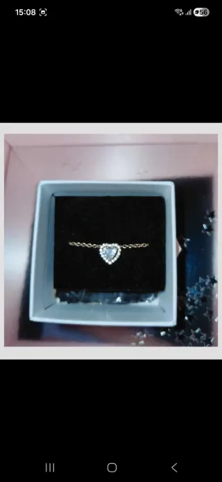 Collar Pandora Corazón Plata