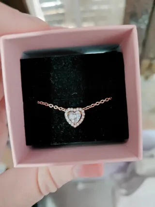 Collar Pandora Corazón Plata