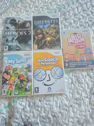 Pack 5 Juegos Wii: Medal of Honor, Call of Duty 3,