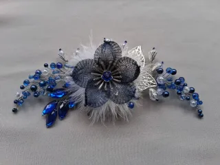 Tocado floral boda, evento, ceremonia