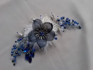 Tocado floral boda, evento, ceremonia