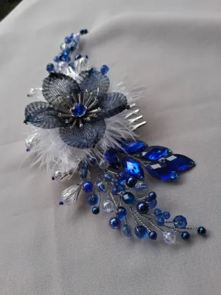 Tocado floral boda, evento, ceremonia