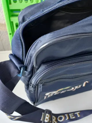 Bolsa de viaje antigua Iberojet azul