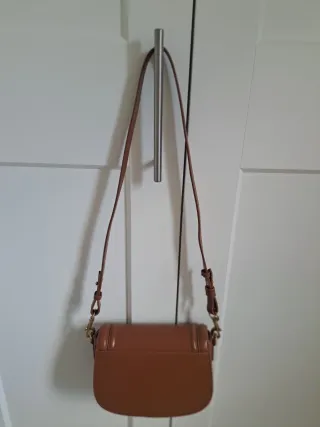 Bolso bandolera Zara marrón