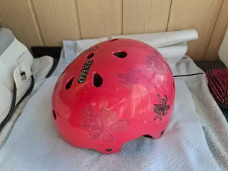 Casco rosa niña bici/patines