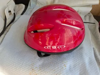 Casco rosa niña bici/patines