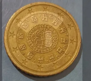Moneda 0.50 céntimos Portugal